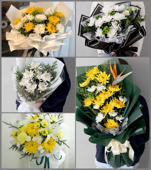 湖南永州祁阳县观音滩镇七拱村白事花束代送